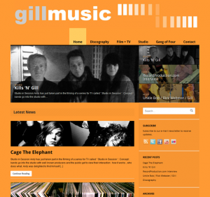 Gillmusic.com Screenshot